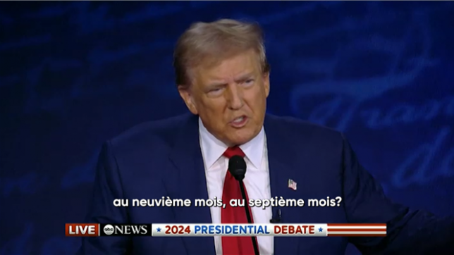 Temps forts du débat présidentiel entre Kamala Harris et Donald Trump