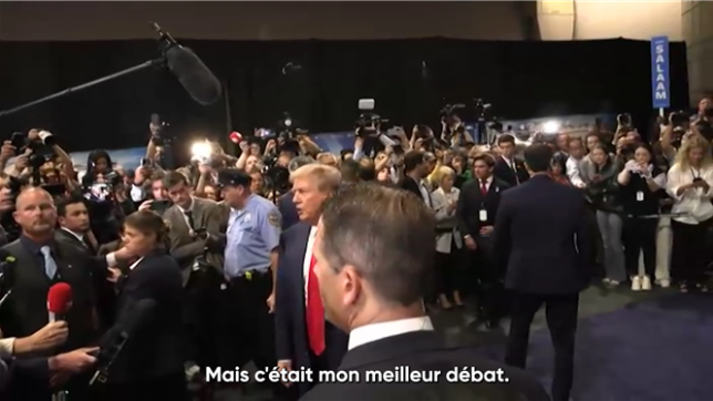 Donald Trump: C'était mon meilleur débat