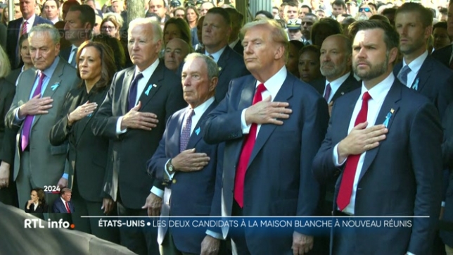 23e anniversaire du 11/09/01: Trump et Harris se retrouvent après leur débat