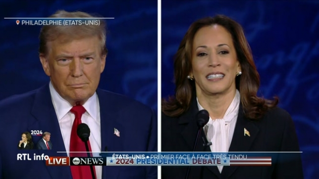 Débat présidentiel américain: les temps forts du débat entre Harris et Trump