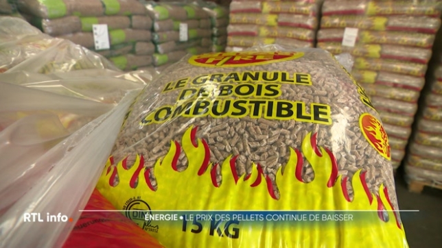 Le prix du pellet continue de baisser