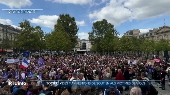 Procès des viols de Mazan: nombreuses manif de soutien à Gisèle Pelicot