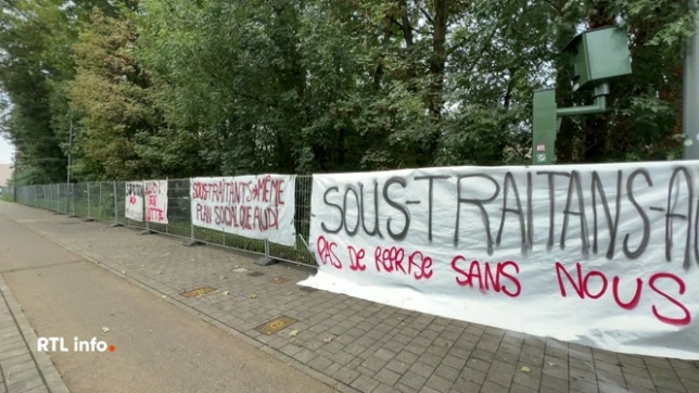 Audi Brussels: des sous-traitants bloquent l'entrée aux volontaires