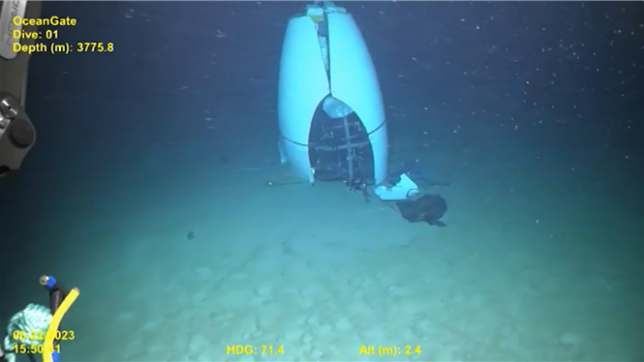 Implosion du submersible Titan: de nouvelles images dévoilées par les garde-côtes américains