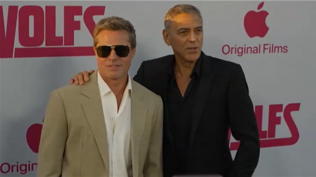 George Clooney et Brad Pitt électrisent Hollywood à l'avant-première de Wolfs