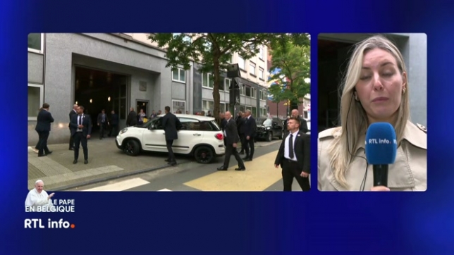 Le pape François en visite chez les Petites Soeurs des Pauvres