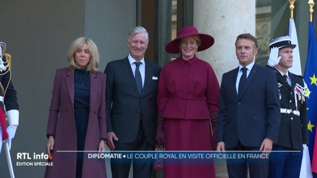 Nos souverains sont en visite d'Etat pour trois jours en France