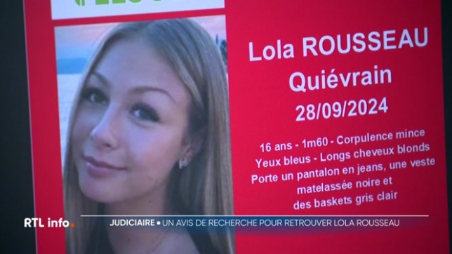 Lola Rousseau (16 ans) a disparu depuis 3 semaines à Quiévrain