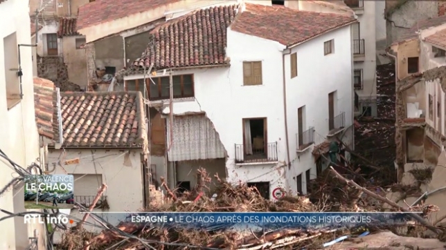 Des inondations spectaculaires en Espagne virent au drame : 72 morts