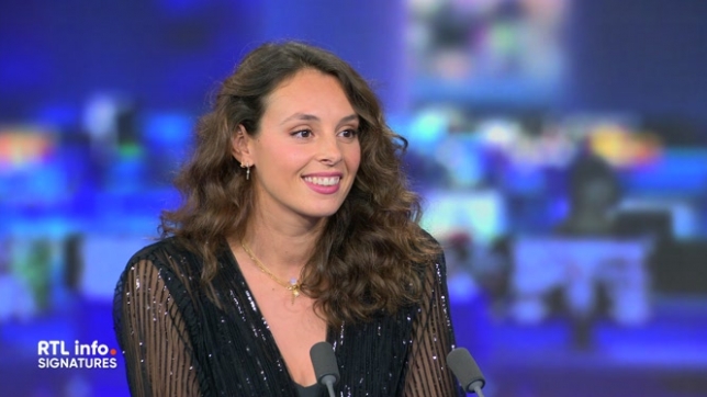 Marine Simonis, vice-championne du monde d'apnée était l'invitée du RTL info Signatures.