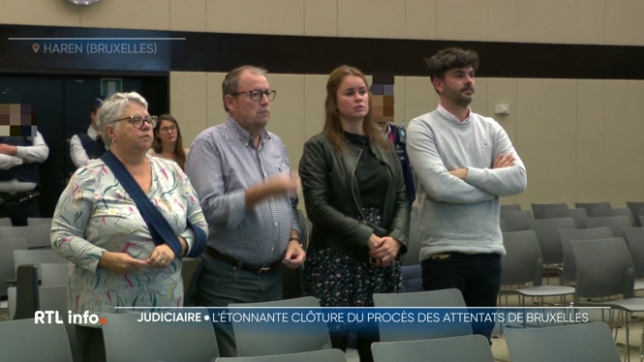Procès des attentats de Bruxelles: la cour n'a pas lu l'arrêt sur les intérêts civils