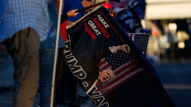 Un supporter de Trump