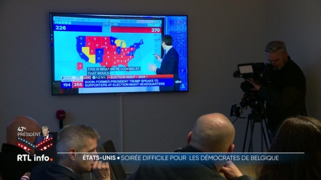 Les démocrates de Belgique avaient organisé une réception ce mercredi matin, pour suivre la soirée électorale. Les invités sont passés de la fête à la déception.