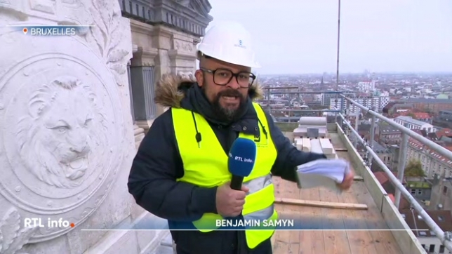 Les travaux de rénovation et de restauration du palais de justice de Bruxelles se poursuivent. La première phase des travaux est toujours en cours, mais quelques échafaudages ont commencé à être démontés.