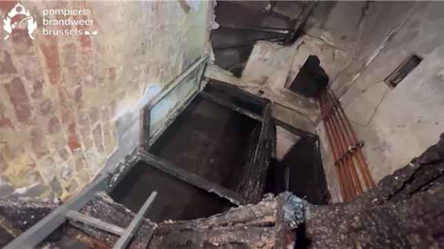 Des images des pompiers de Bruxelles.