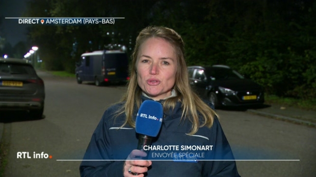 En direct d'Amsterdam, Charlotte Simonart explique que les supporters israéliens ont commencé à être rapatriés par leur propre gouvernement. La communauté juive néerlandaise tente d'assurer la sécurité des supporters en attente de transfert.