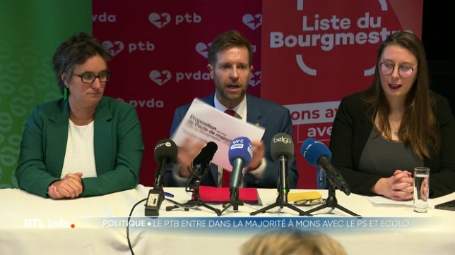 C'est une première en Wallonie. Le PTB monte au pouvoir à Mons, dans une coalition avec le PS et Ecolo, pour gérer la ville de Mons les 6 prochaines années.