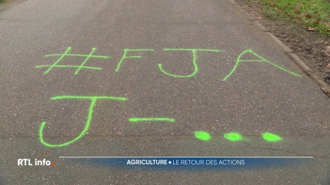 La FJA a annoncé avoir mené une action symbolique pour rappeler que le combat en faveur d'une agriculture reconnue et soutenue à la hauteur de son importance est loin d'être terminé.