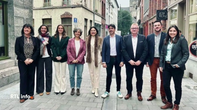 A Tournai, c'est un collège communal très féminin qui a été mis en place et présenté à la presse. 3 hommes, 6 femmes dont la nouvelle bourgmestre, la MR Marie-Christine Marghem.