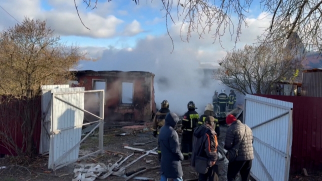 Une habitation détruite