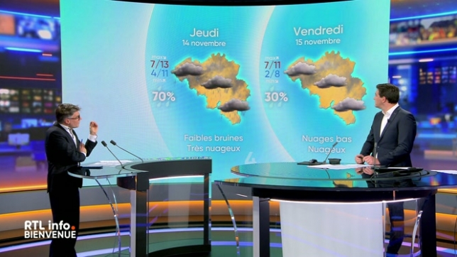 Ce mardi après-midi, des éclaircies se développeront mais les nuages bas resteront dominants sur une bonne moitié sud-est du pays, avec même un peu de crachin sur le relief. Les maximas varieront entre 5 ou 6°C en Hautes Fagnes et 11°C en bord de mer.