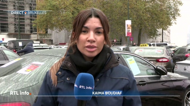 En direct, Kaïma Boudiaf explique que les taximen, principalement les conducteurs de voitures Uber, défilent depuis ce matin devant plusieurs endroits clés de la capitale.