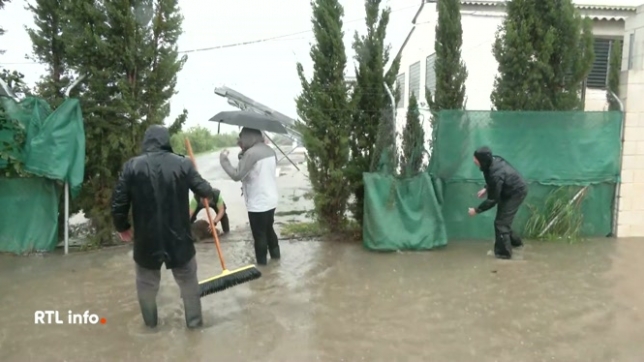 Espagne: des pluies torrentielles se sont abattues sur la région de Malaga