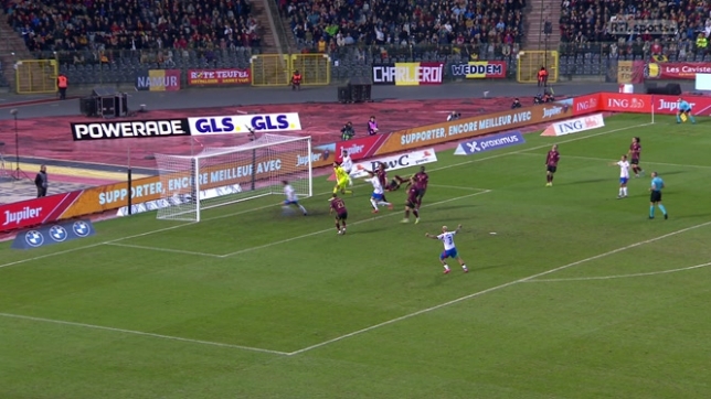 Tonali a ouvert le score dès le début du match entre la Belgique et l'Italie en Ligue des Nations.