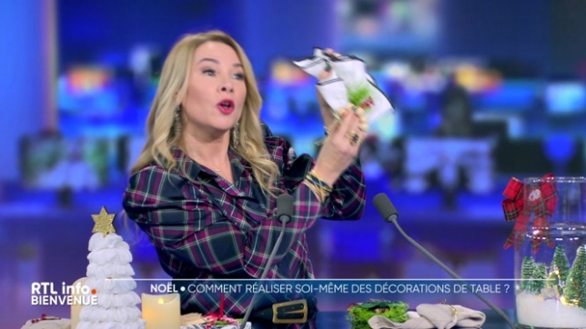 Anouchka Déco, que l'on retrouve dans l'émission Je vends ma maison, explique ce qu'on appelle le DIY pour la table de Noël. Elle donne également des astuces pour plier les serviettes ou choisir les bougies qui décoreront les tables des fêtes de fin d'année.