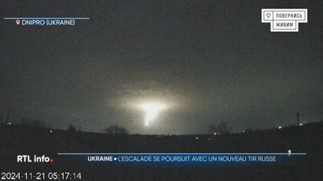 Kiev affirme que la Russie a tiré un missile balistique intercontinental