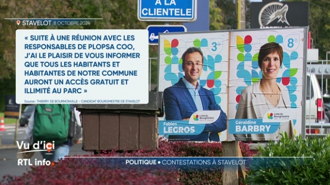 La prestation de serment du nouveau bourgmestre de Stavelot pourrait être chahutée. Sa liste fait l'objet d'un recours. L'opposition leur reproche un cadeau fait aux habitants quelques jours à peine avant les élections, ce qui serait contraire au Code de Démocratie Locale.