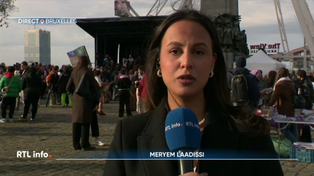 En dirext de Bruxelles, Meryem Laadissi explique que des milliers de personnes sont attendues dans les rues de la capitale pour dénoncer les violences contre les femmes, mais aussi les violences de genre.