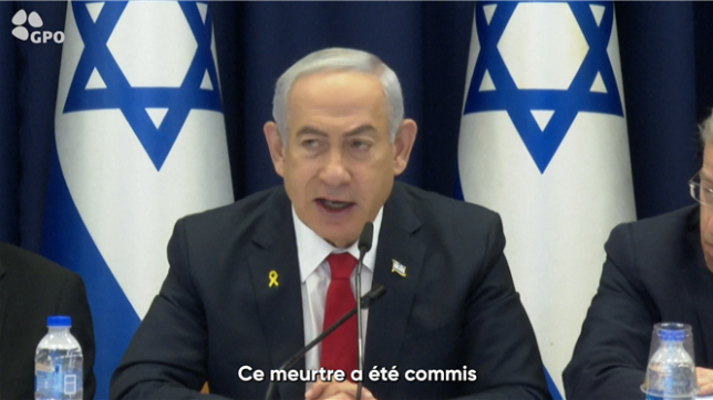 Le Premier ministre israélien s'est exprimé après l'annonce de l'assassinat d'un rabbin aux Emirat Arabes Unis.