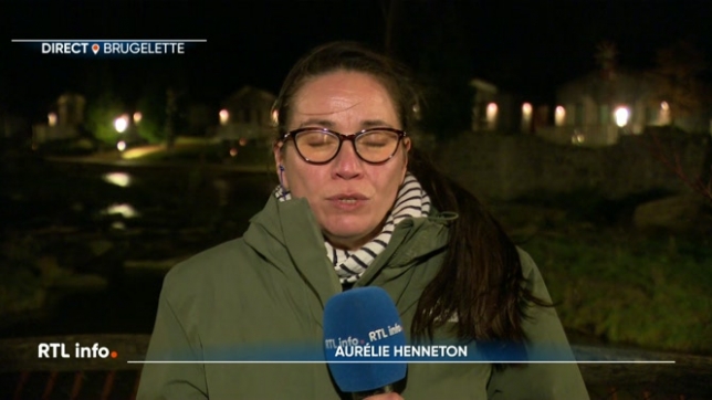 En direct de Brugelette, Aurélie Henneton explique que des coups de feu avec balles à blanc ont été tirés pour tenter de séparer 2 ours qui se battaient, et qu'un des 2 ours est mort dans la bagarre.