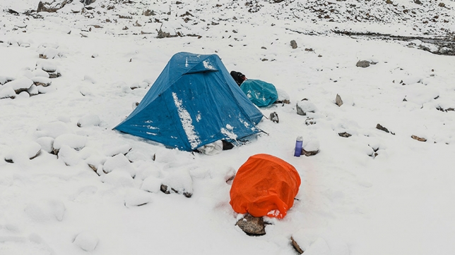 Une tempête de neige 