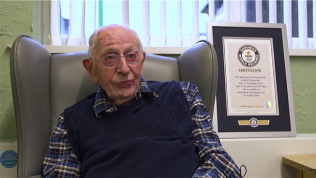 Le plus vieil homme du monde est décédé à 112 ans.