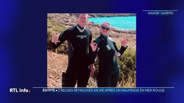 Egypte: 3 rescapés, dont 2 Belges, découverts après le naufrage du Sea Story en mer Rouge