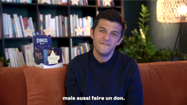 David Antoine remercie les généreux donateurs de l'opération les étoiles.