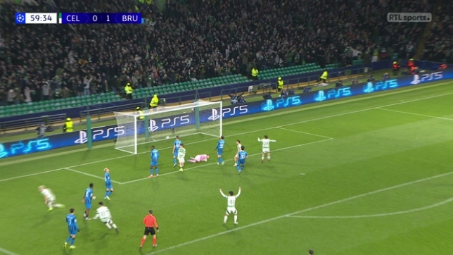 Celtic-Bruges: le joli but de Maeda pour égaliser