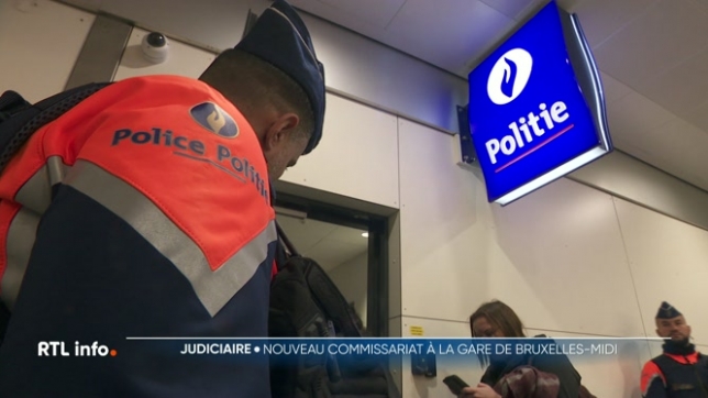 Le nouveau poste de police de la gare de Bruxelles-Midi a été présenté par la police fédérale et la SNCB. Ouvert tous les jours de 3h30 à 1h45 (les heures d'ouverture de la gare), le poste de police est occupé par 4 agents de la police fédérale et de la police des chemins de fer.