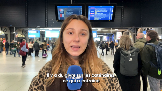 Trafic ferroviaire fortement perturbé en raison des conditions hivernales: le point à 9h30