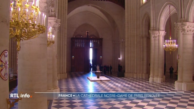 Notre-Dame de Paris: l'intérieur dévoilé