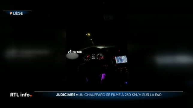 Un chauffard se filme à 230 km/h sur l'autoroute