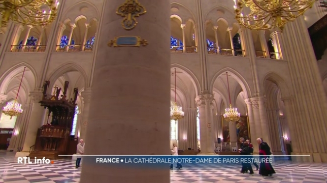 Notre-Dame de Paris : l'intérieur dévoilé avant l'ouverture au public