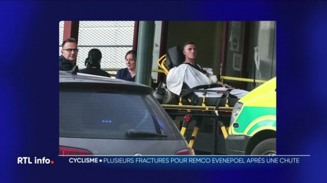 Le champion belge, plusieurs fois freiné par les chutes et les blessures ces dernières saisons, s'est fracturé une côte, l'omoplate droite et la main droite lors d'un entraînement dans la région Gooik. Il n'a pu éviter une voiture de la poste, dont la factrice a soudainement ouvert la porte.