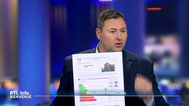 Invité du RTL info Bienvenue, Benjamin Maréchal préface l'émission Coûte que coûte de ce soir. Il reviendra sur l'amélioration du PEB.