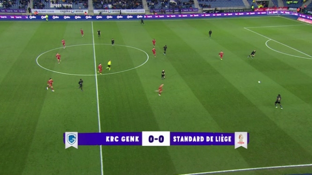 Le Standard s'est incliné à Genk en huitièmes de finale de Croky Cup.