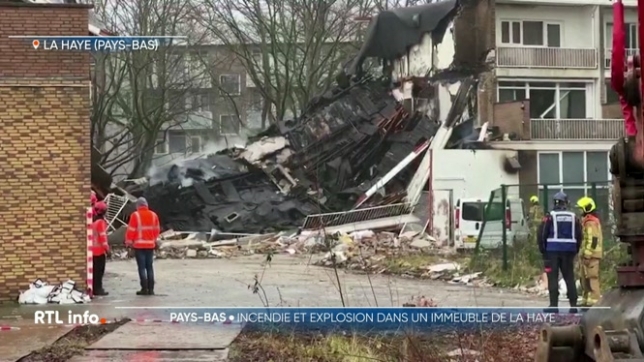 Pays-Bas: un immeuble s'effondre à La Haye, après une explosion