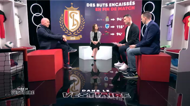 Toute l'équipe du Vestiaire était réunie ce lundi matin pour débriefer l'actualité du football belge et, notamment, le nouveau but encaissé par le Standard dans le temps additionnel.