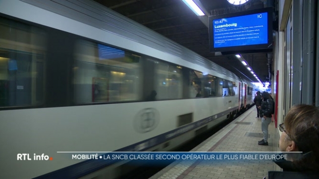 Le rail belge est un des plus fiable d'Europe mais sur le point expérience des voyageurs, la SNCB est dernière.